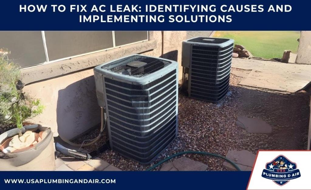 How to Fix AC Leak with USA Plumbing & Air in Las Vegas, NV
