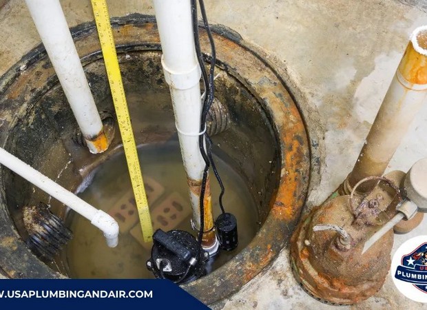 Emergency water removal with a sump pump in Las Vegas home