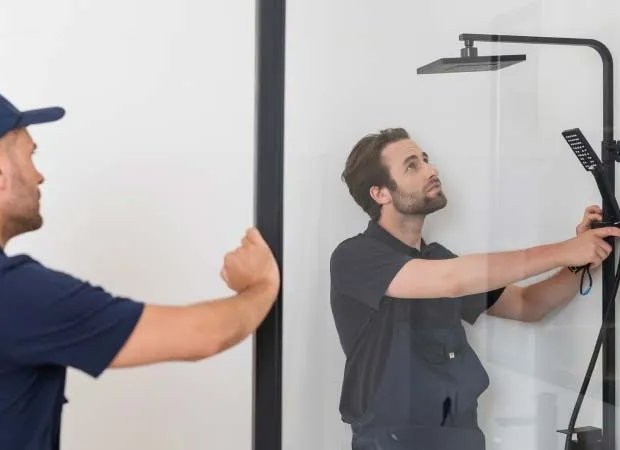Fixing a leaking showerhead in a Las Vegas home bathroom